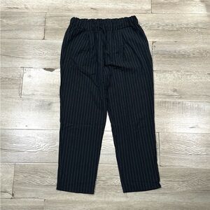 Navy Pinstripe Men's Pants